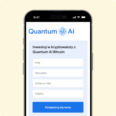 ekran Quantum AI rejestracja smartfona