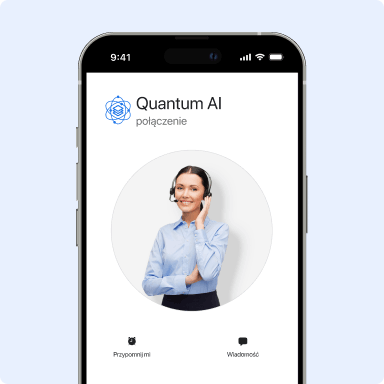 ekran logowania Quantum AI aplikacja
